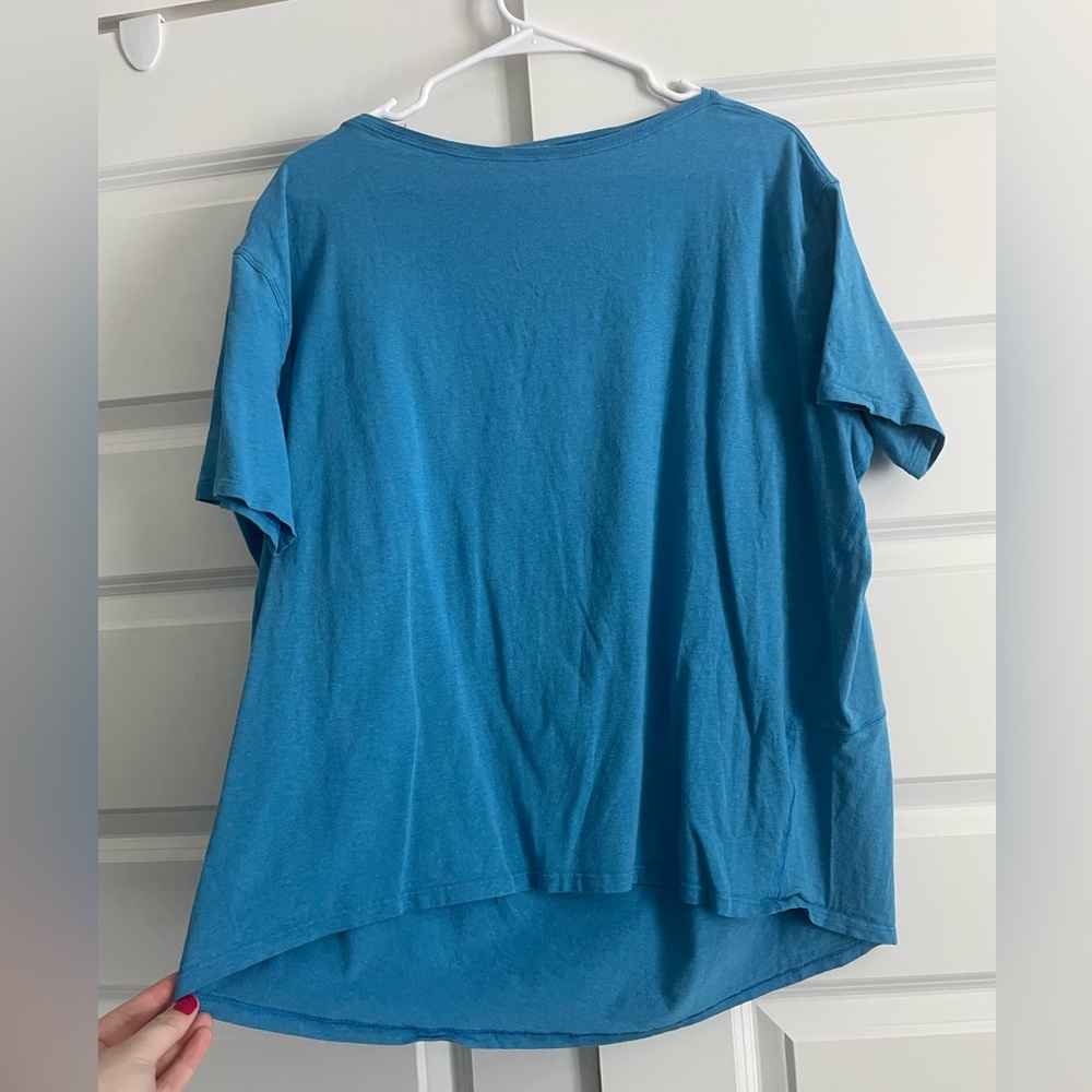 Lululemon Short Sleeve Top Blue Size 12